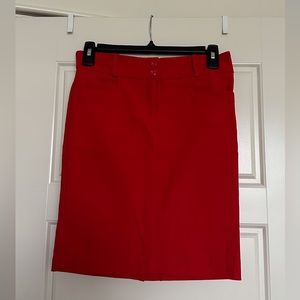Papaya pencil skirt